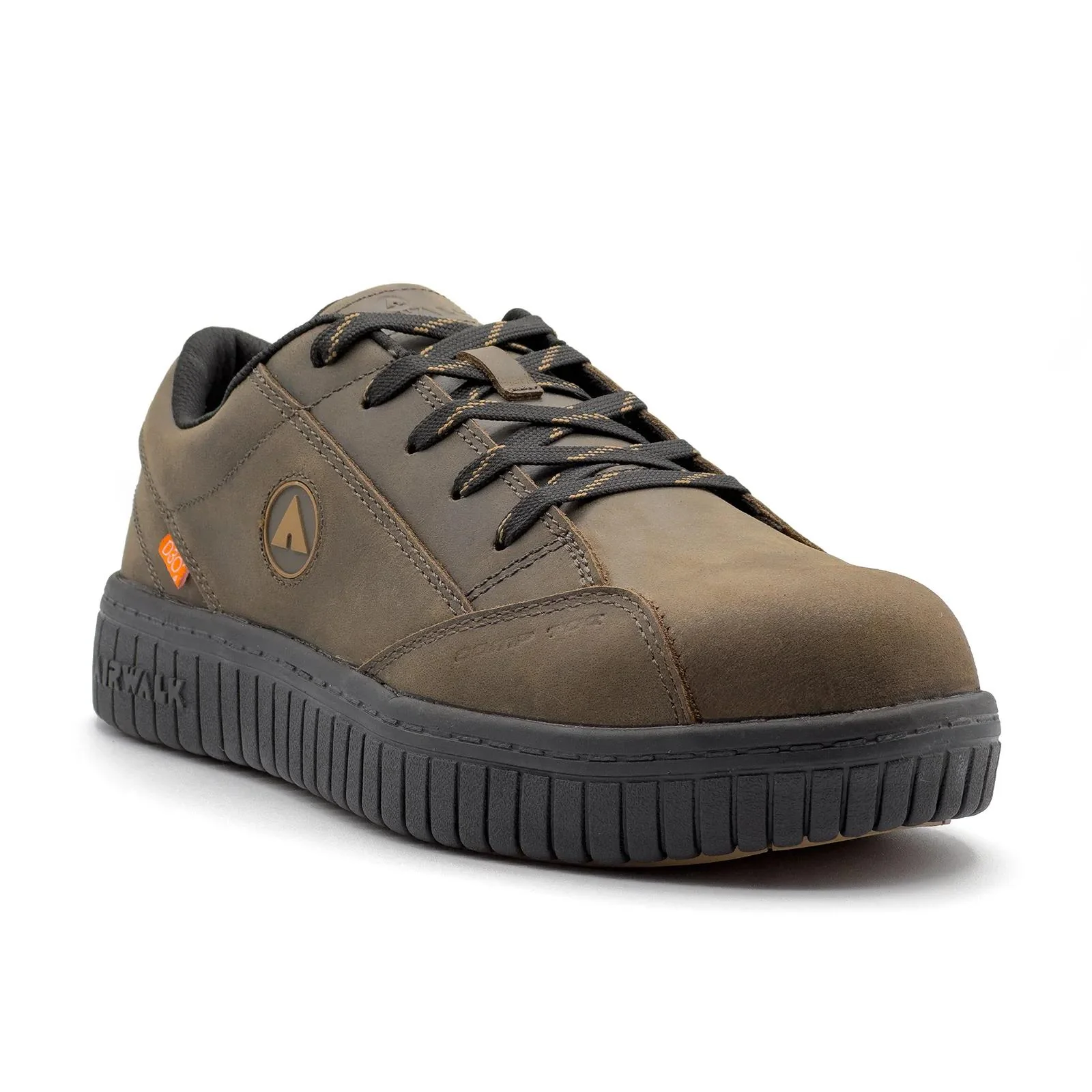 Camino Met Leather Internal Met Guard Composite Toe Work Shoes – Dark Coffee - Image 2