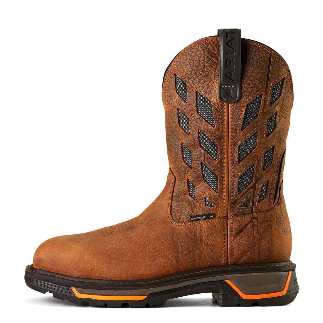 Big Rig Tread VentTEK Composite-Toe Work Boot Earth - Image 6