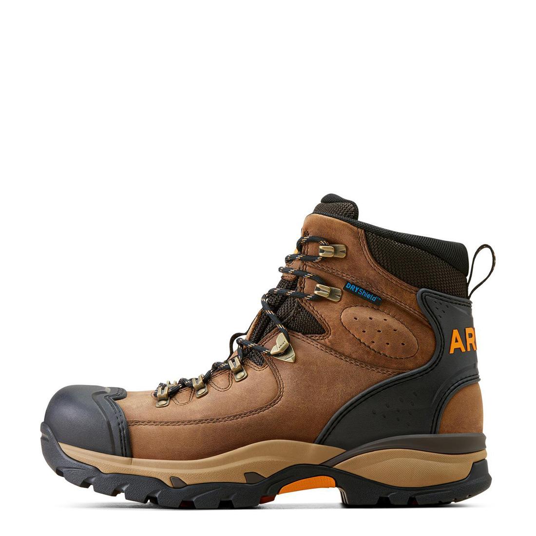 Endeavor 6 inch Soft-Toe Waterproof Work Boot Dusted Brown - Image 6