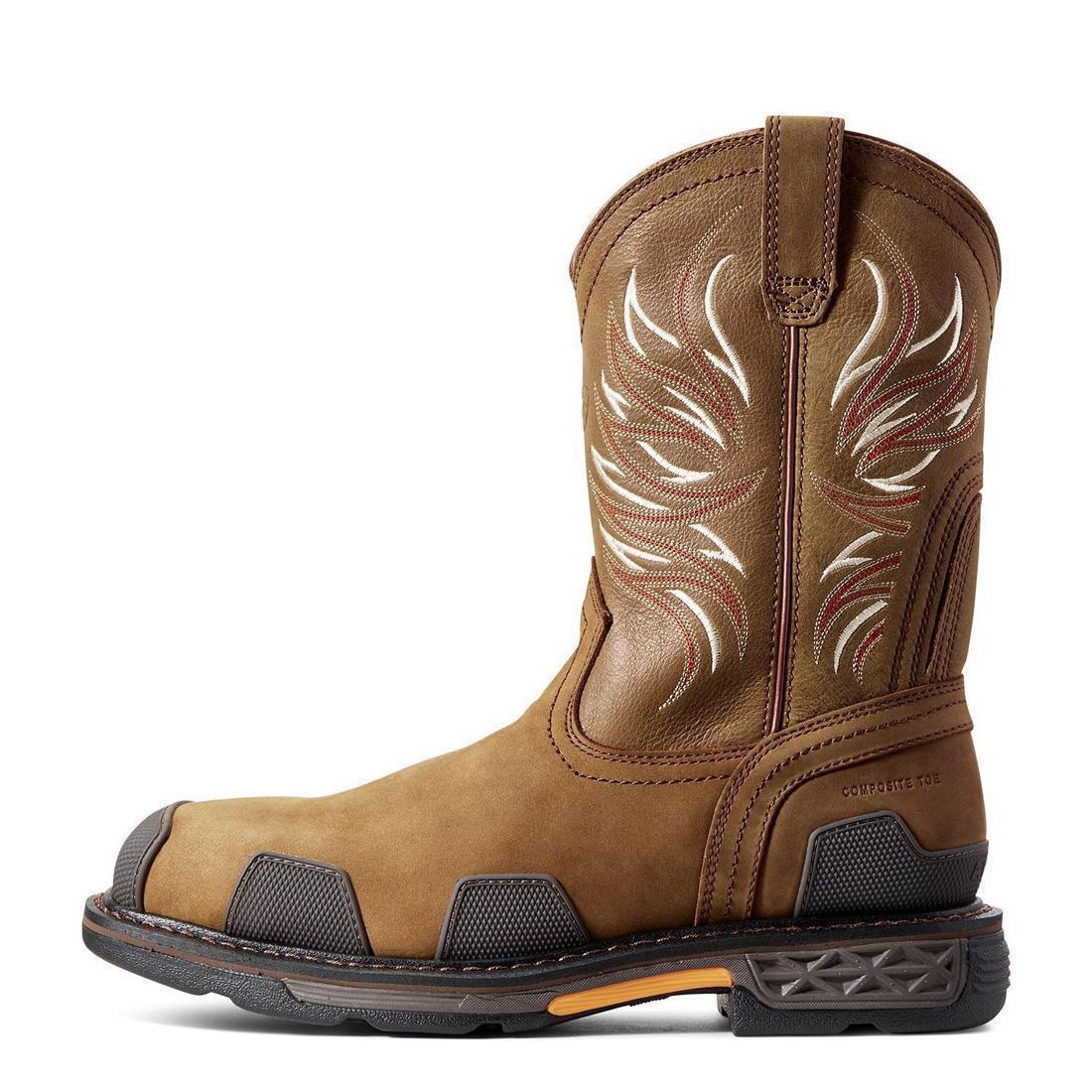 OverDrive Composite-Toe Wide Square Toe Work Boot Alamo Brown - Image 6