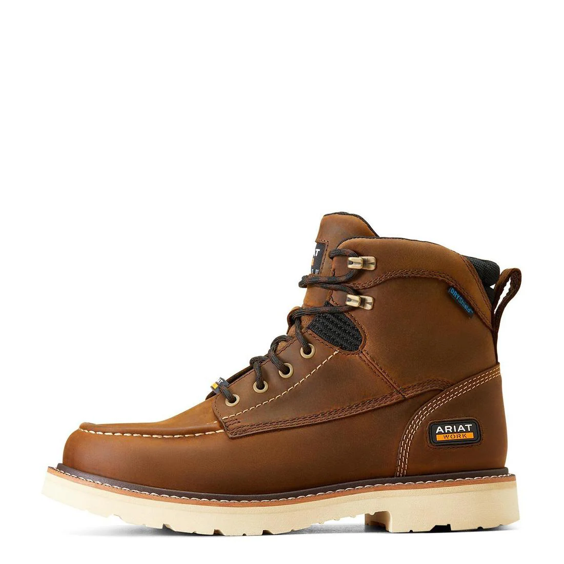 Rebar Lift 6 inch Soft-Toe Waterproof Boot Distressed Brown - Image 6