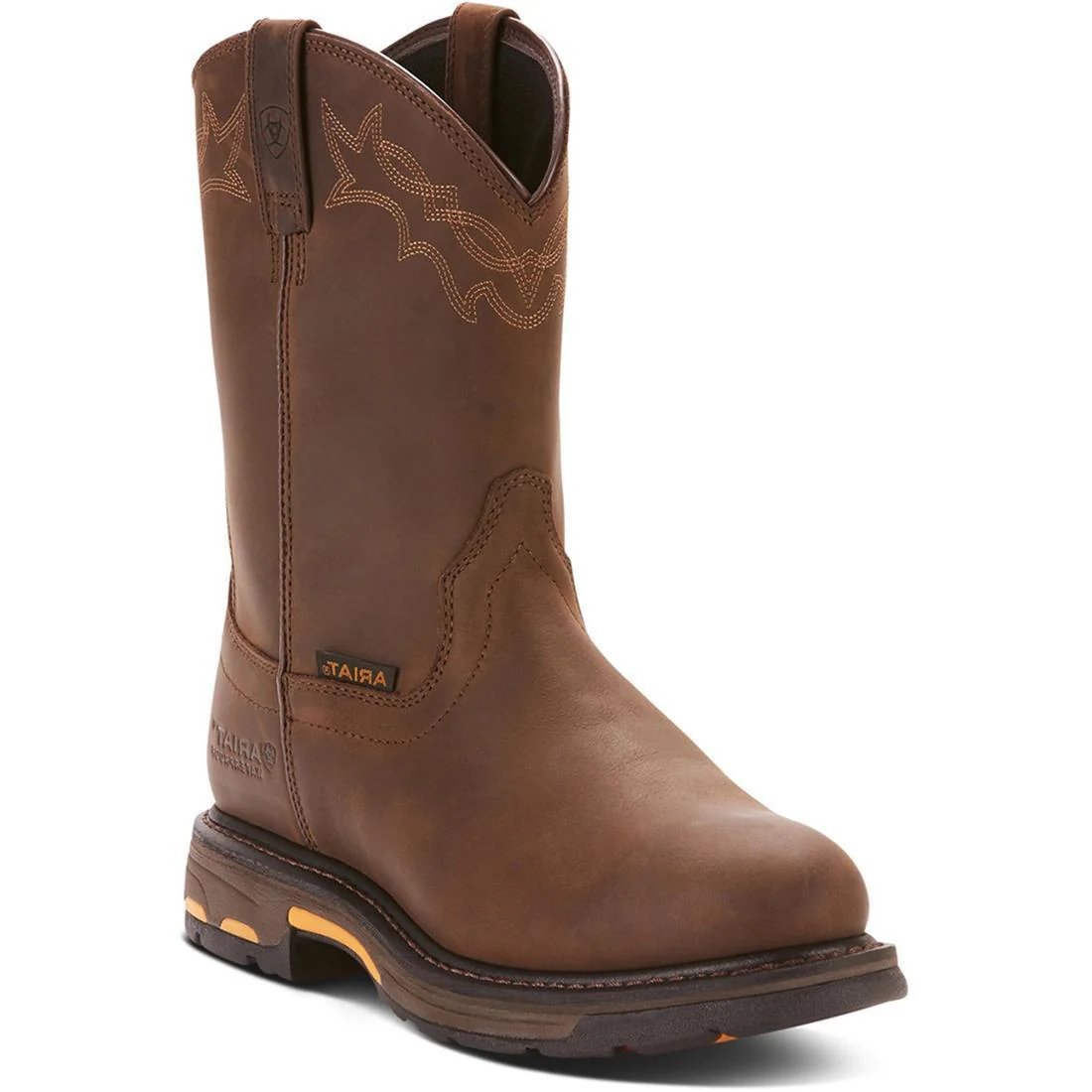 WorkHog Soft-Toe Waterproof Boot Oily Distressed Brown - Image 2