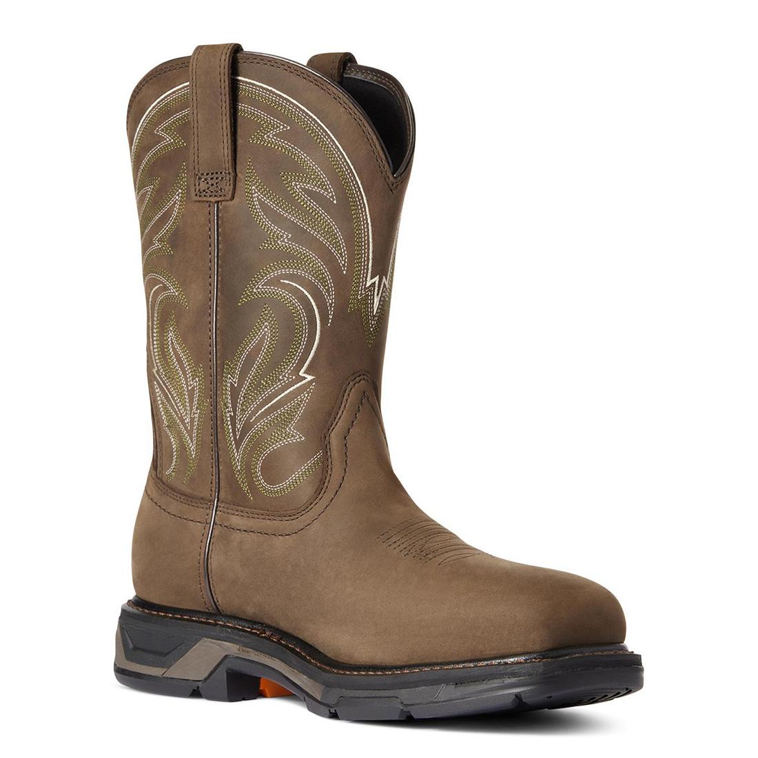 WorkHog XT Cottonwood Carbon Toe Work Boot Distressed Brown - Image 7
