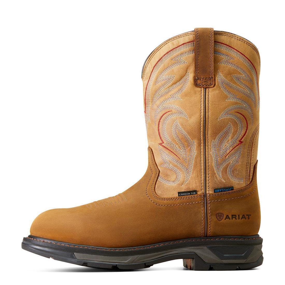 WorkHog XT Waterproof Carbon Toe Work Boot Distressed Brown - Image 6