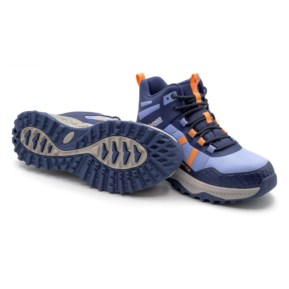Aero Trail Mid Women's Waterproof Composite-Toe Work Boot Light Blue - Image 7
