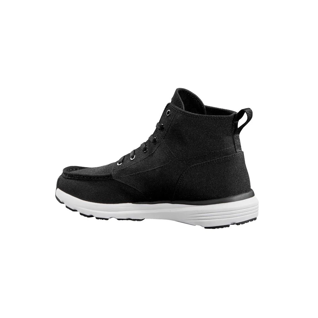 Haslett 5 Inch Soft-Toe Canvas Moc Toe Chukka Boot Black - Image 7