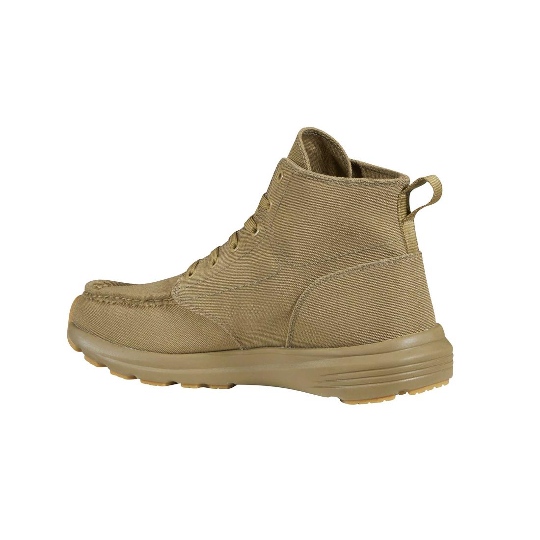 5" Haslett Moc Toe Canvas Soft-Toe Chukka Coyote - Image 7