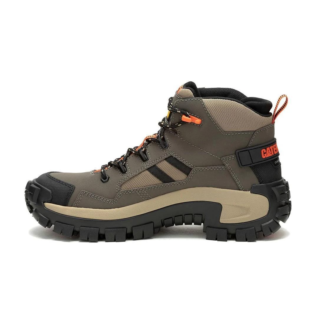 Invader Mid Vent Composite-Toe Work Boot Tan/Green - Image 6