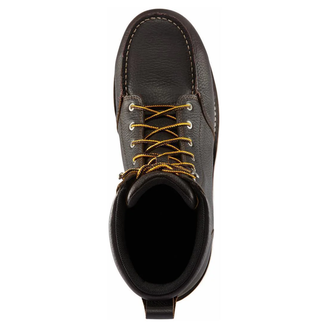 Cedar River Moc Toe 8" Soft Toe Work Boot Dark Brown - Image 4