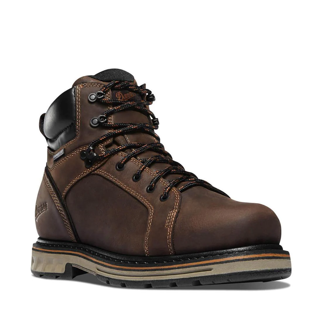 Steel Yard 6" Waterproof Steel Toe Work Boot Brown - Image 2
