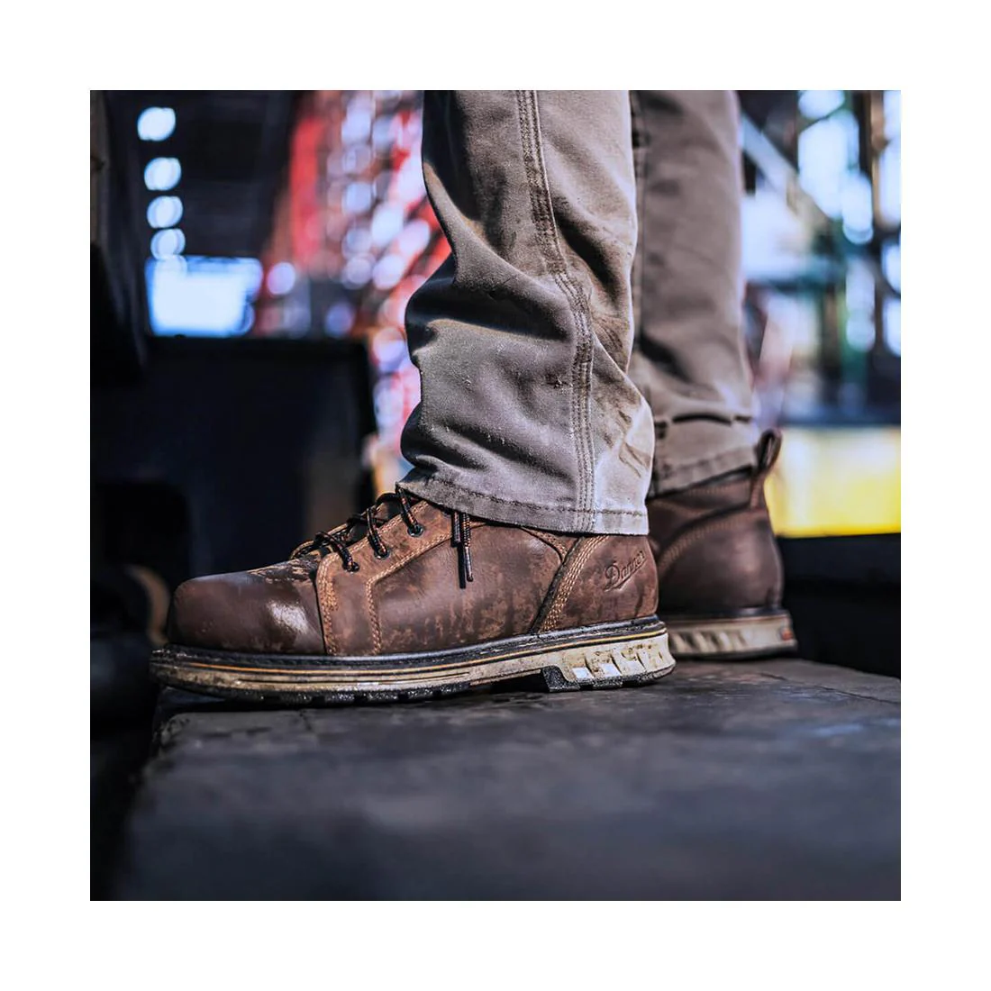 Steel Yard 8" Waterproof Steel Toe Work Boot Brown - Image 6