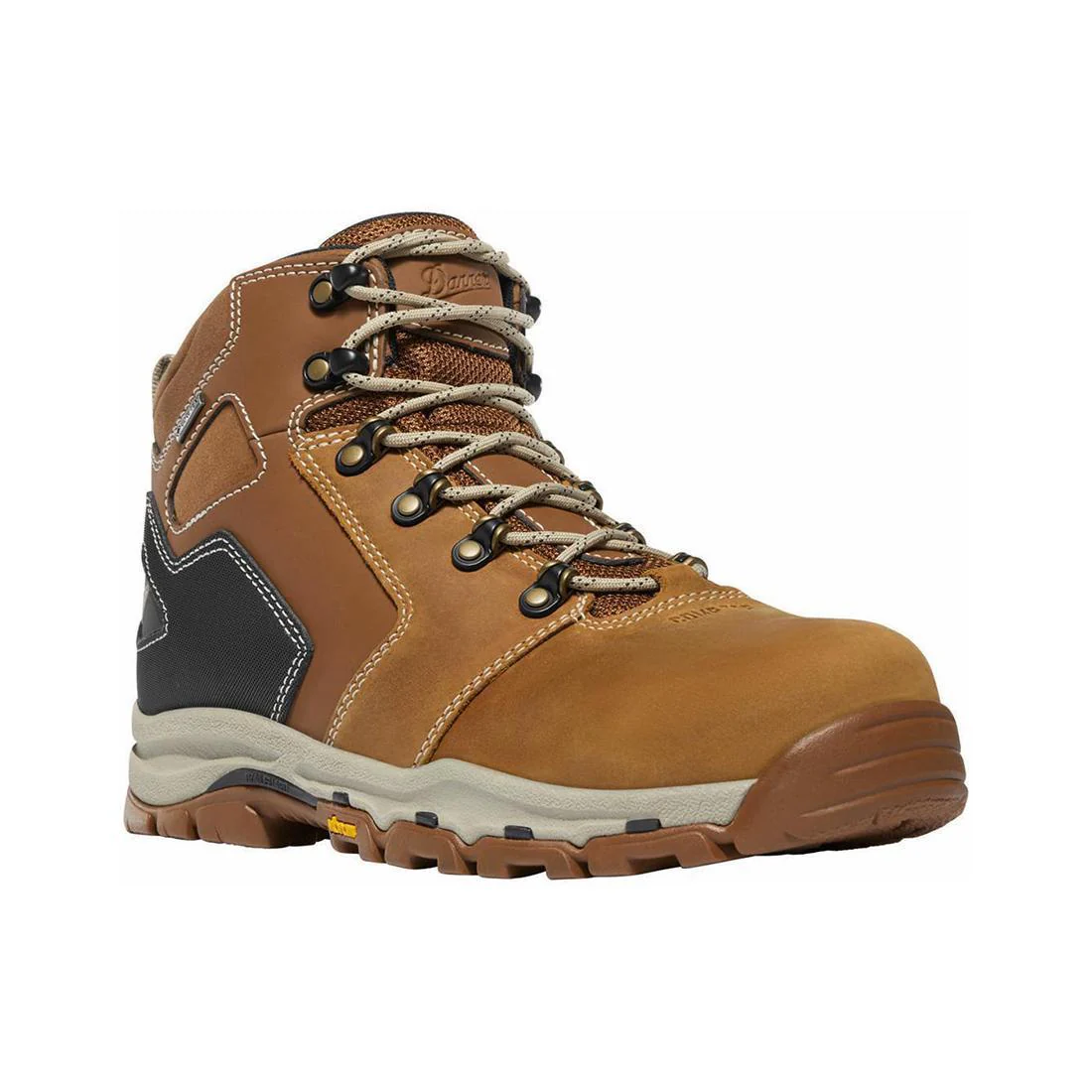 Vicious 4.5" Nano Toe Work Boot Tan/Black - Image 2
