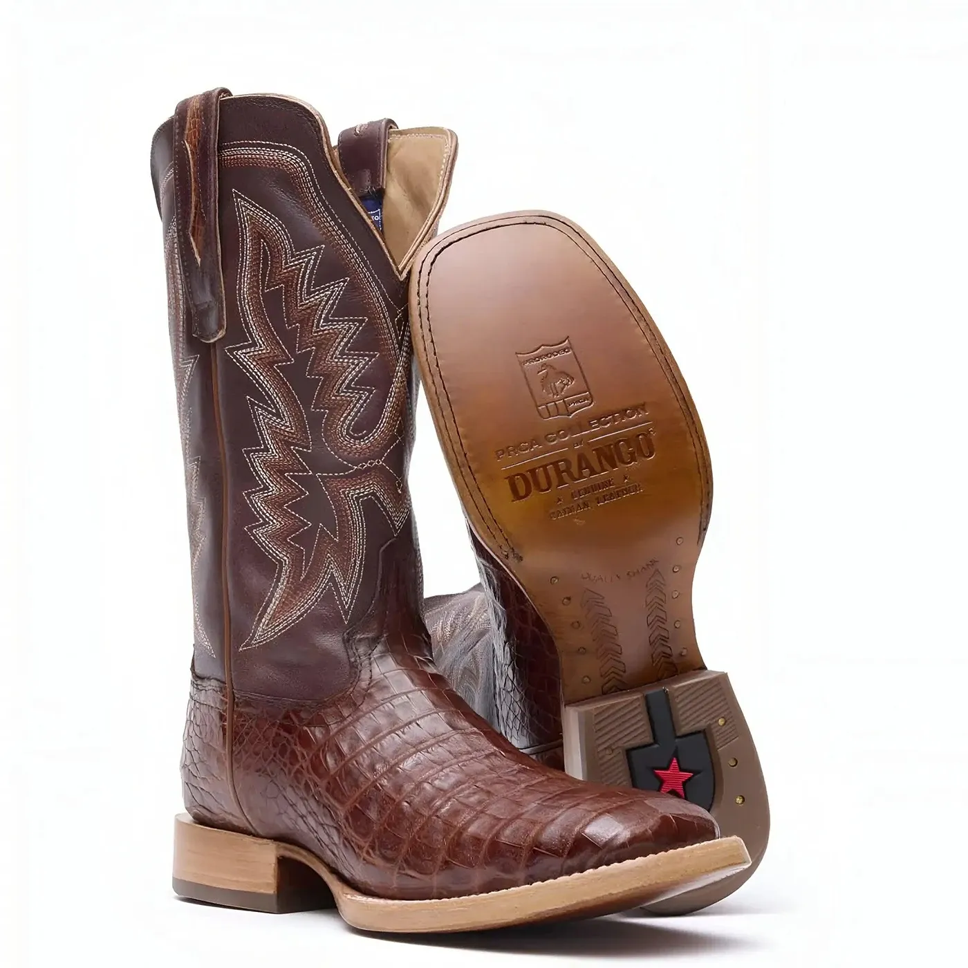 PRCA Collection Caiman Belly Western Boot - Image 3
