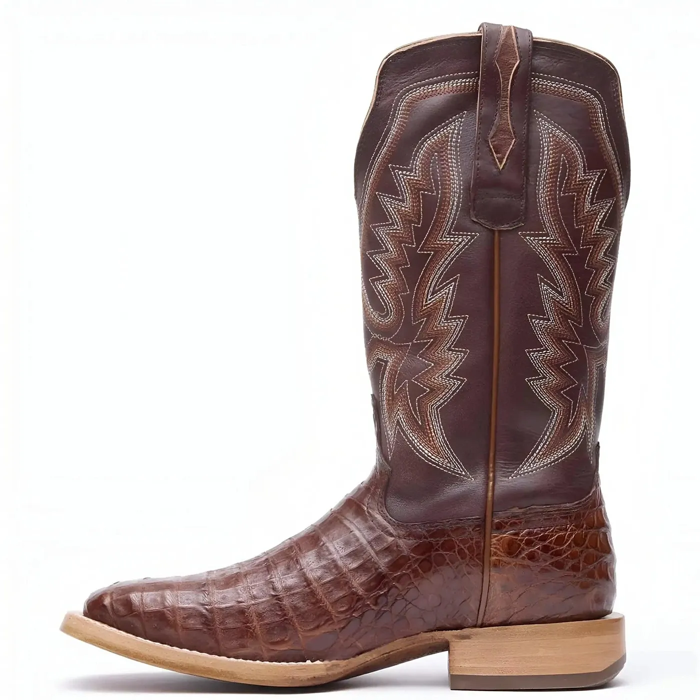 PRCA Collection Caiman Belly Western Boot - Image 4