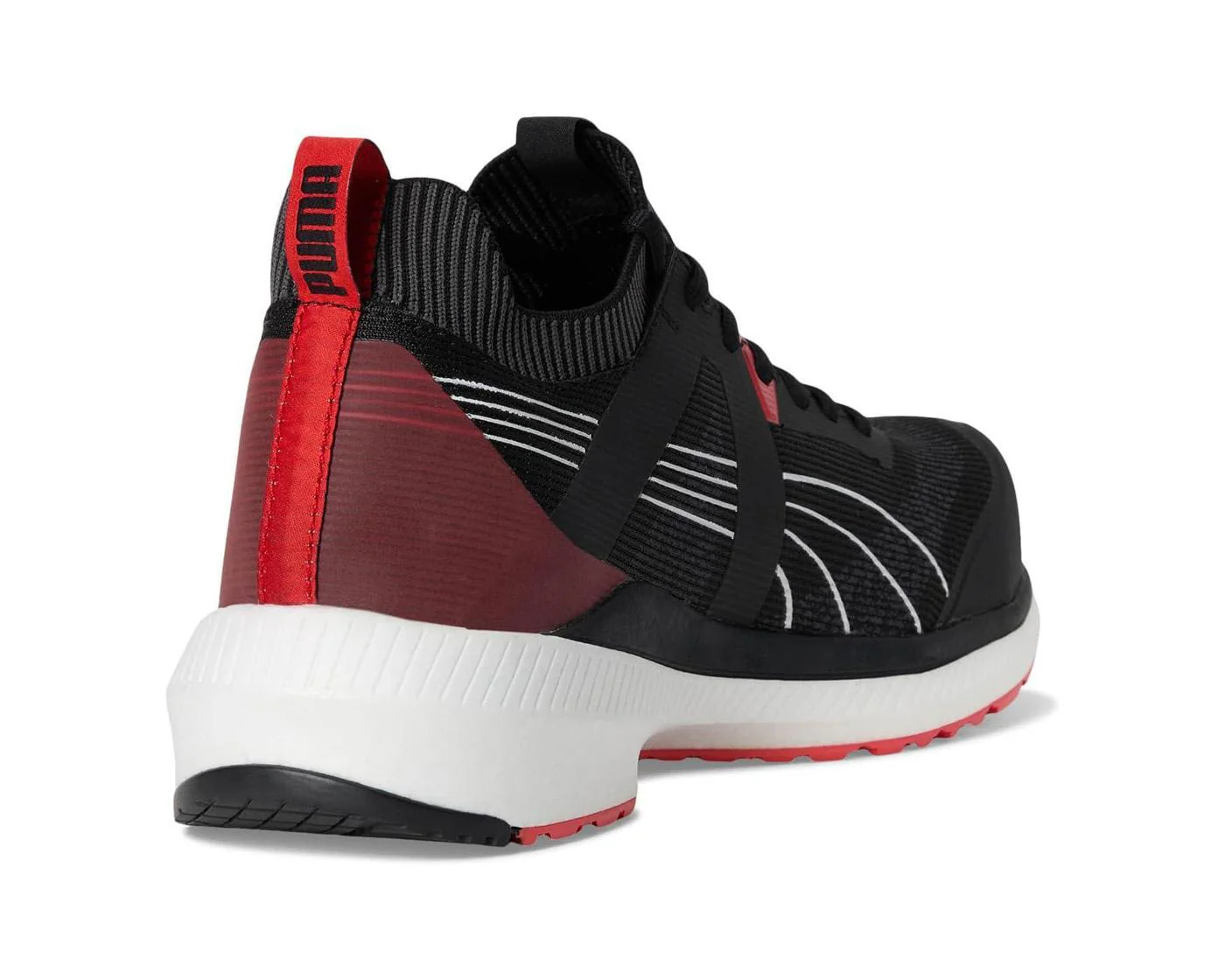 Turbo Black Composite Toe Work Boots – Red - Image 5