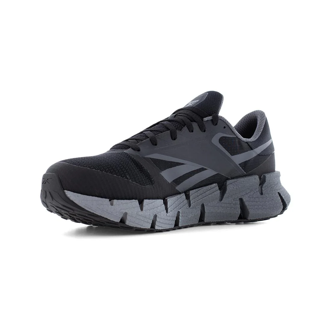 FloatZig Athletic Composite Toe Work Shoe – Black/Gray - Image 4