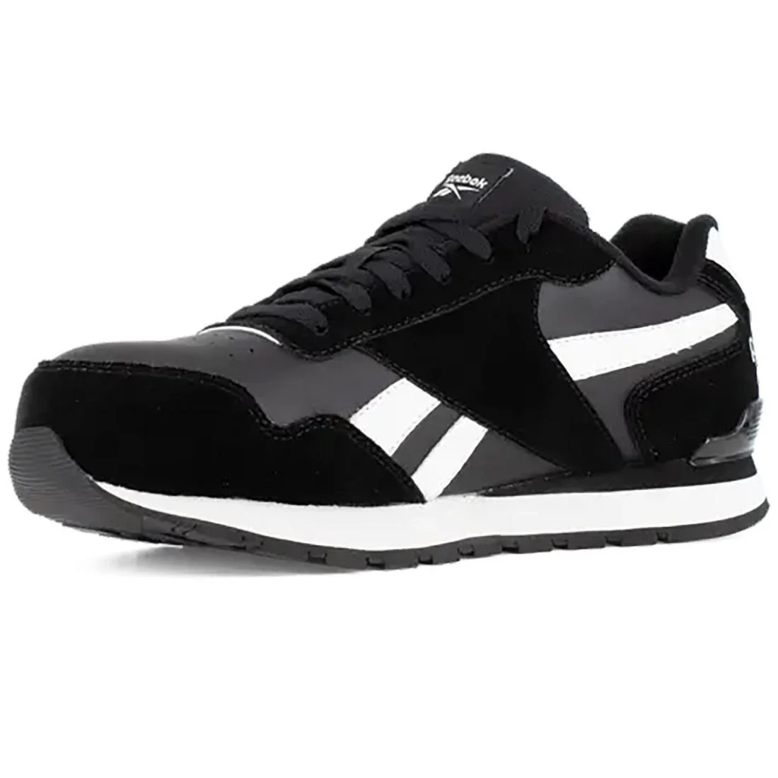 Harman Composite-Toe Athletic Work Shoe Black/White - Image 5