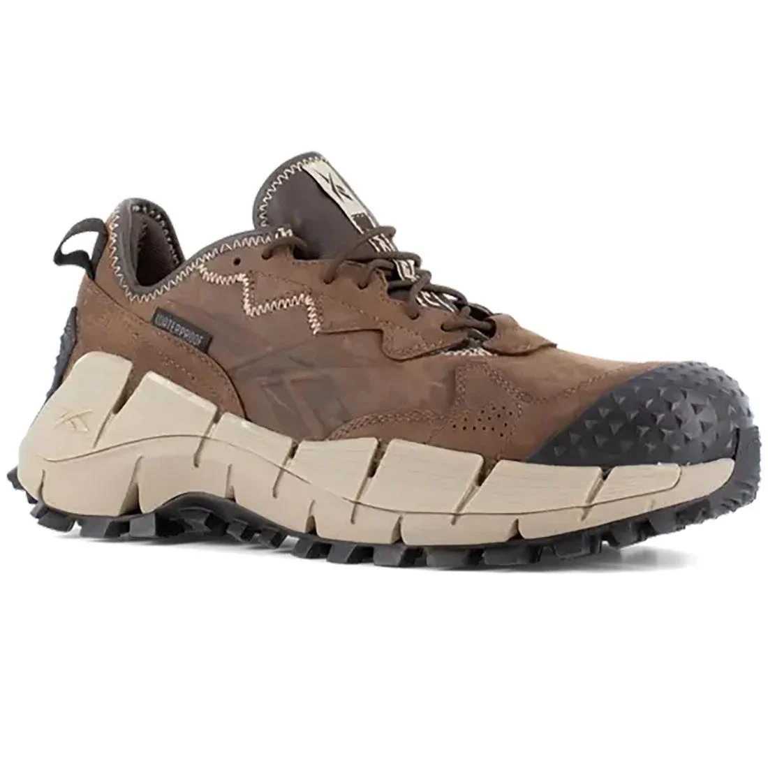 Zig Kinetica Edge II Composite-Toe Work Shoe Brown - Image 3