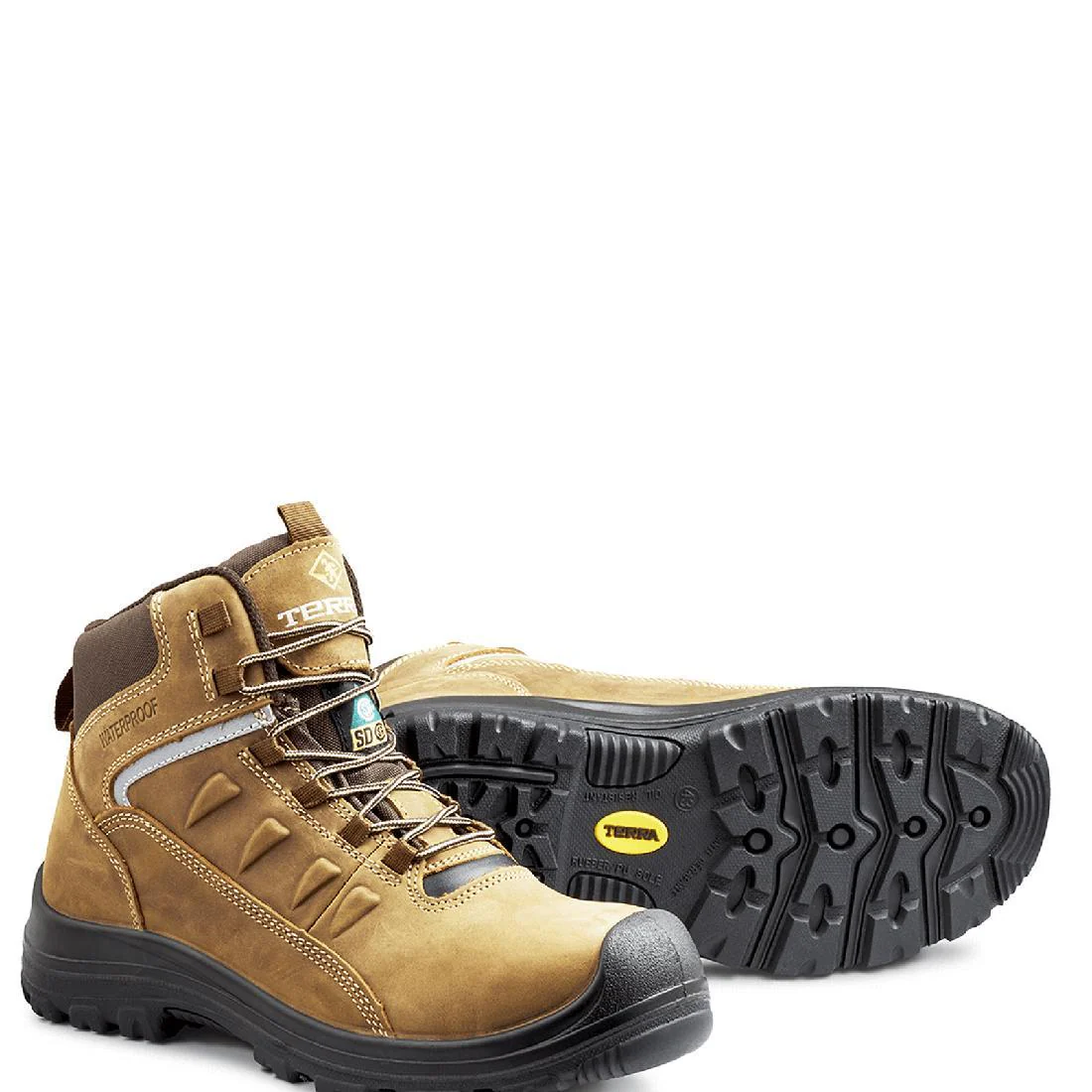 Findlay 6 Pr Wp Composite-Toe Boot Brown - Image 8