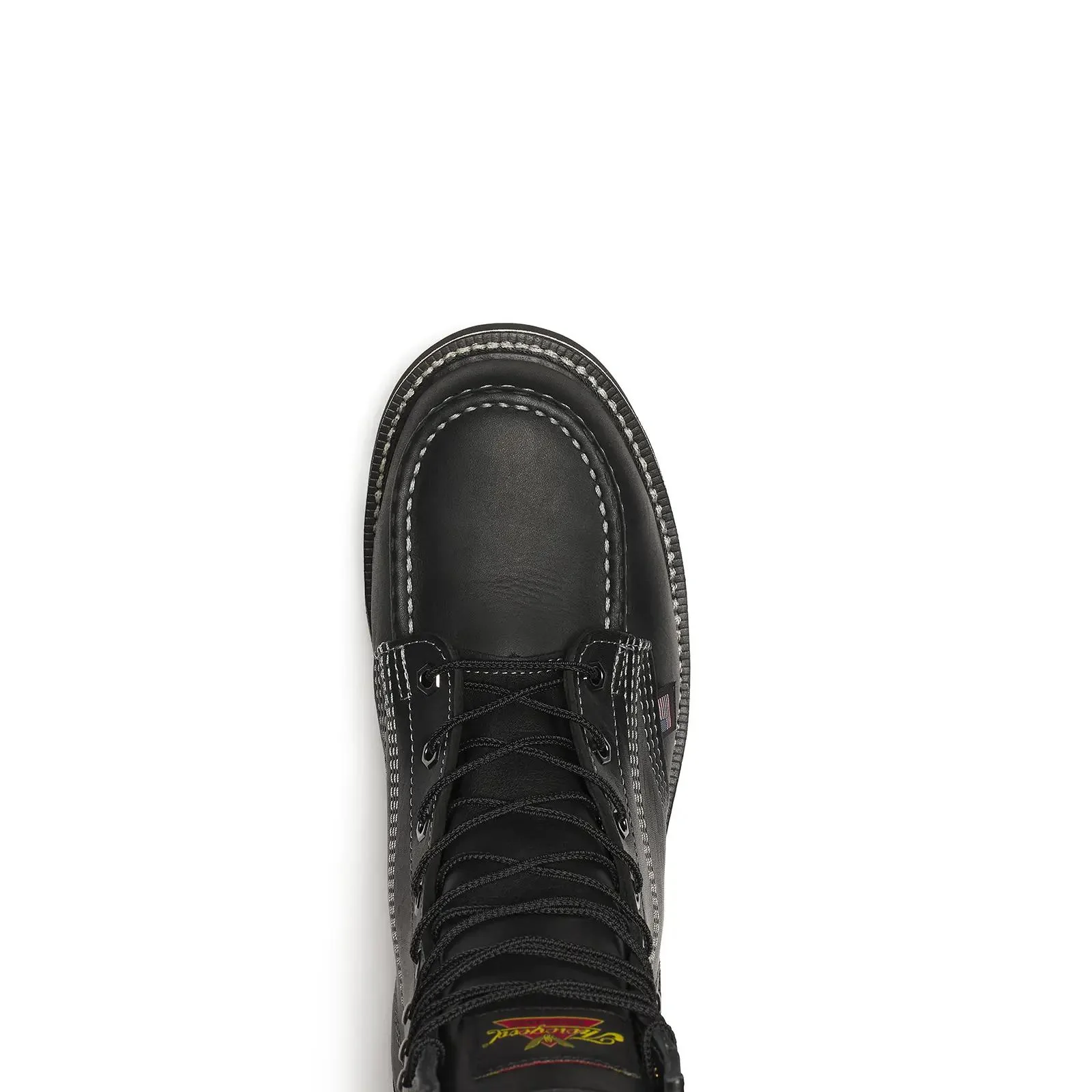 Midnight Series 8" Steel Toe Moc Toe Boot Black - Image 4