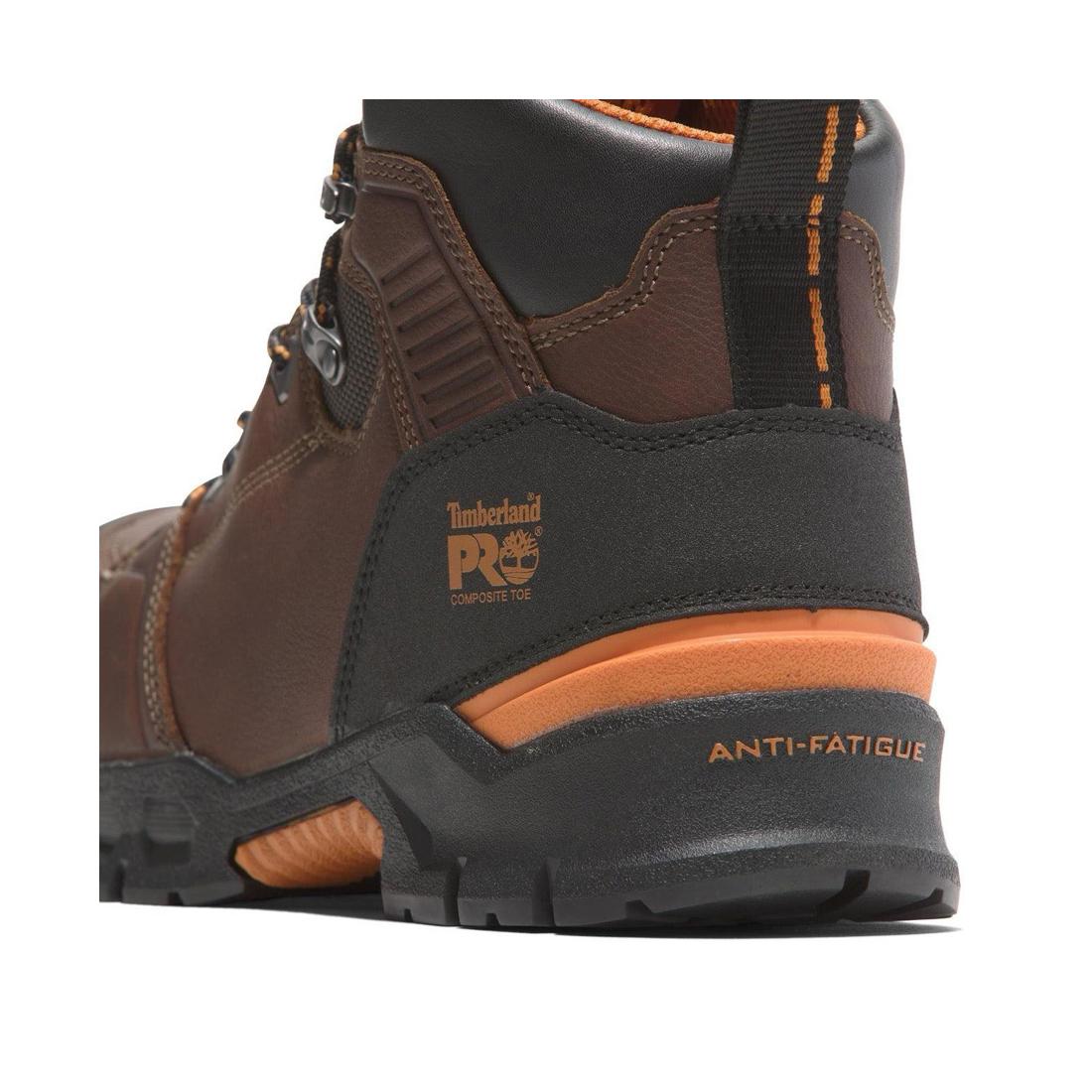 Endurance Ev 6 Inch Composite-Toe Work Boot Brown - Image 8
