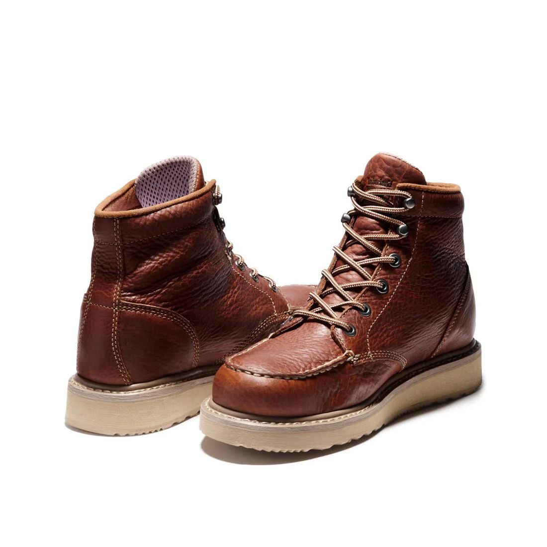 Barstow 6 Inch Soft-Toe Wedge Boot Brown - Image 5