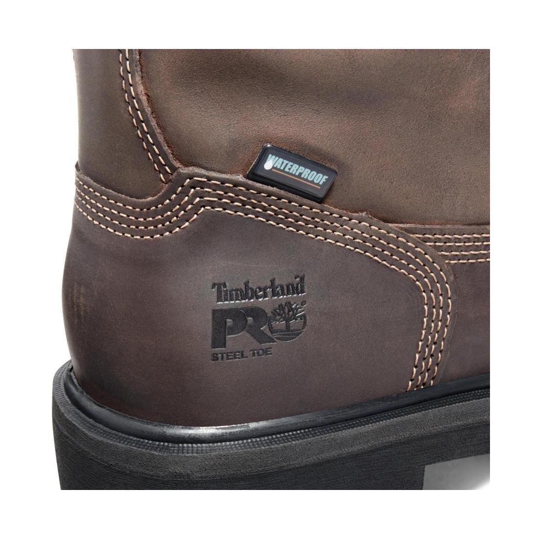 Direct Attach 6 Inch Steel-Toe Waterproof Ins 200G Work Boot Dark Brown - Image 8