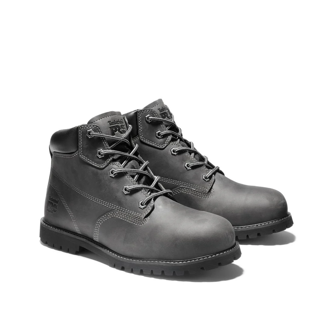 Gritstone 6 Inch Steel-Toe Work Boot Black - Image 7
