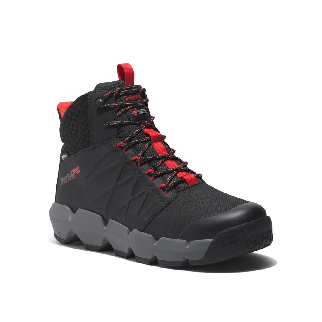 Morphix 6 Inch Composite-Toe Waterproof Work Boot Black - Image 2