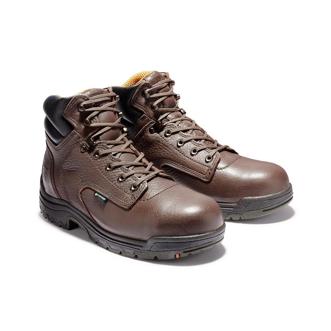 Titan® 6-Inch Waterproof Alloy-Toe Work Boot Brown - Image 6