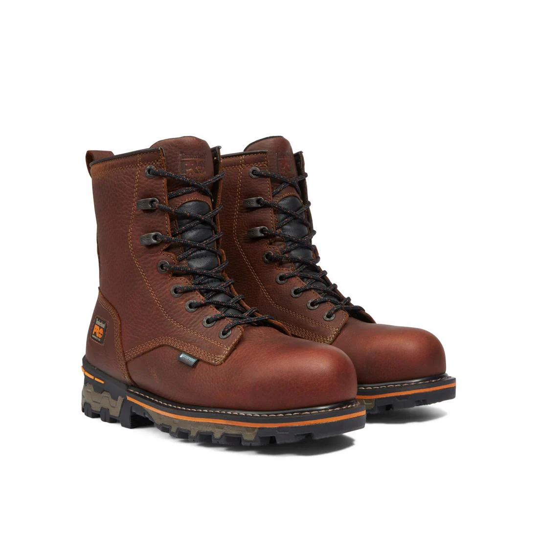 Boondock 8 Inch Composite-Toe Waterproof Work Boot Medium Brown - Image 6