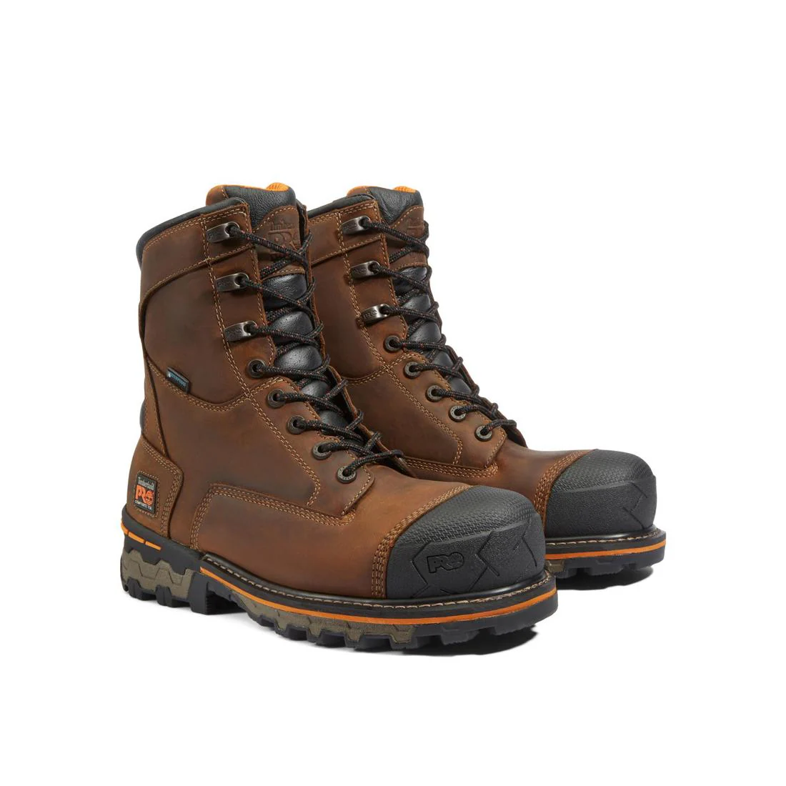 Boondock 8 Inch Composite-Toe Work Boot Brown - Image 7