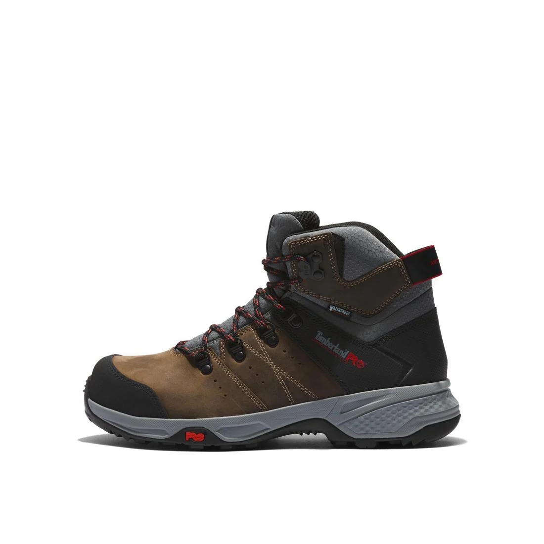 Switchback 6 Inch Composite-Toe Waterproof Work Boot Brown/Grey - Image 9