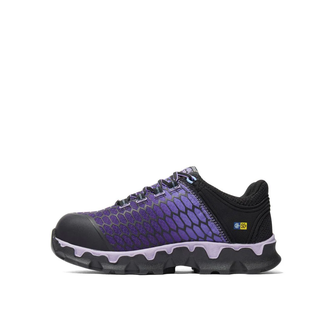 Women's Powertrain Sport Alloy-Toe Work Shoe Black/Purple - Image 9
