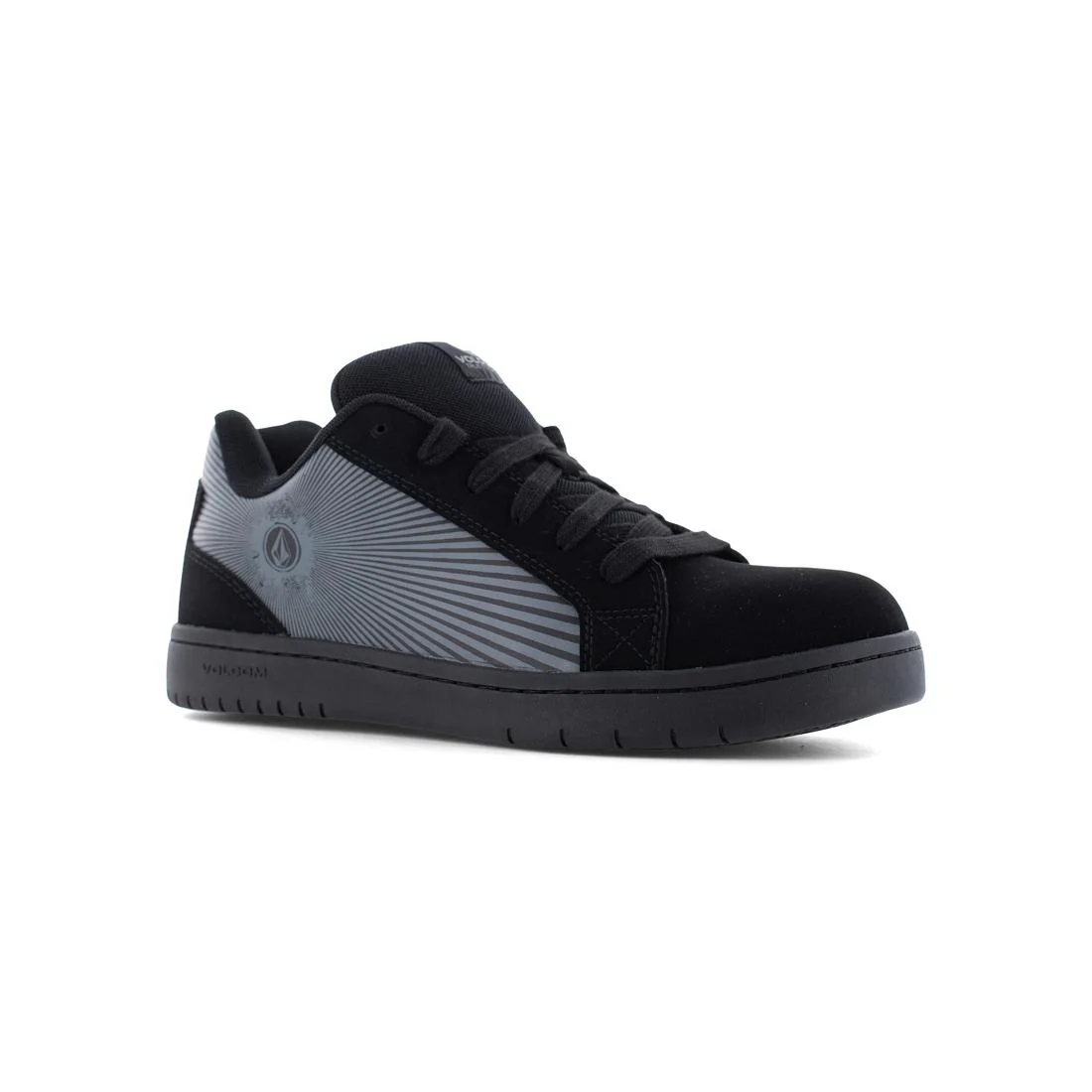 Stone Op Art Composite-Toe Work Shoe Black Grey - Image 2