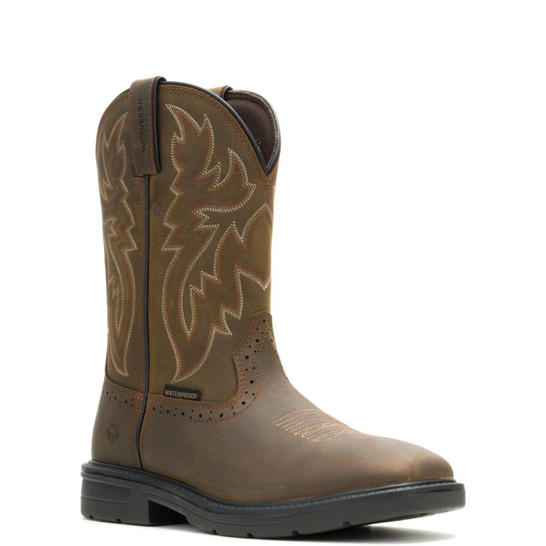 Rancher Level WP Soft-Toe Pull-On Work Boot Dark Coffee - Image 2