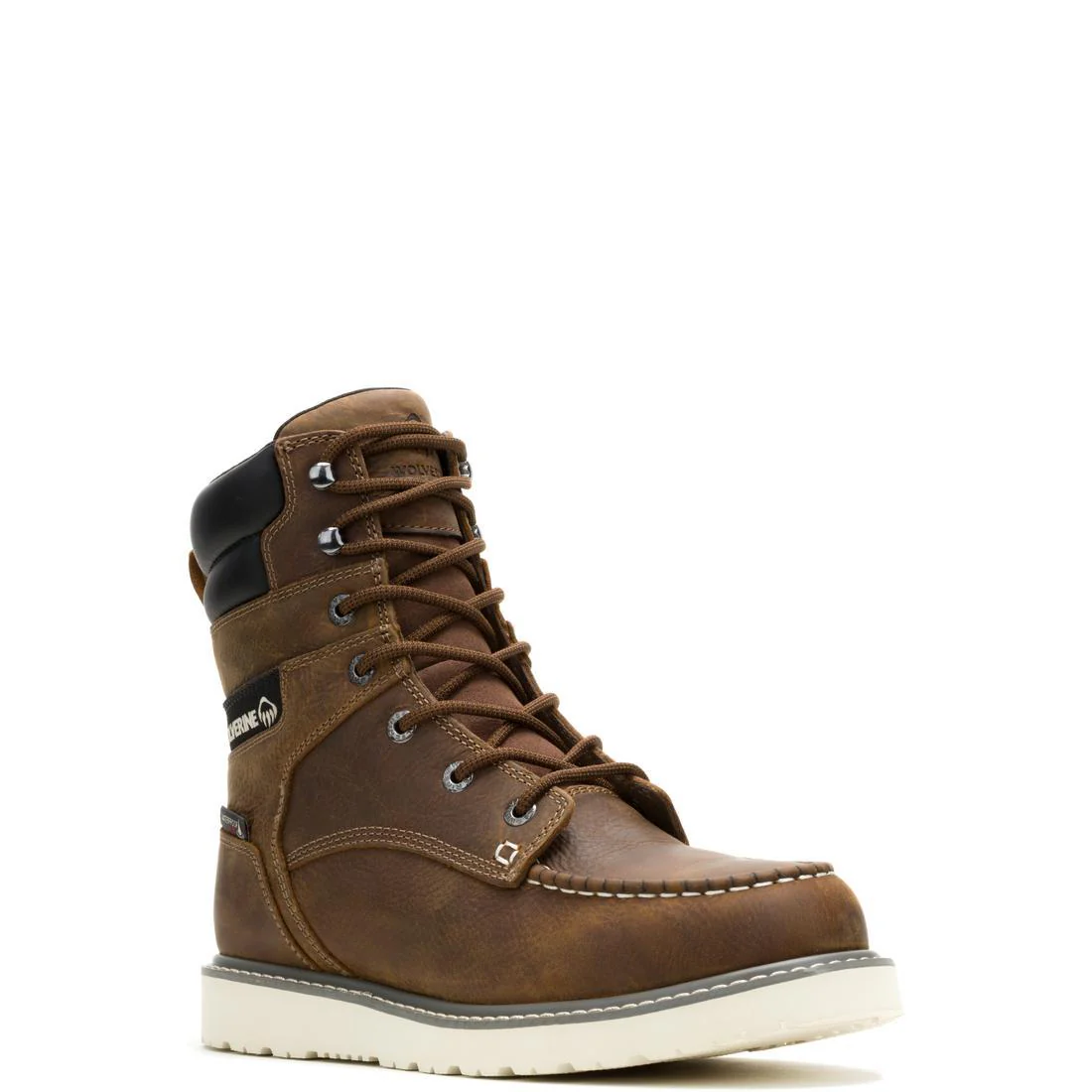 Trade Wedge Moc-Toe 8" Steel-Toe Waterpoof Work Boot Sudan Brown - Image 2