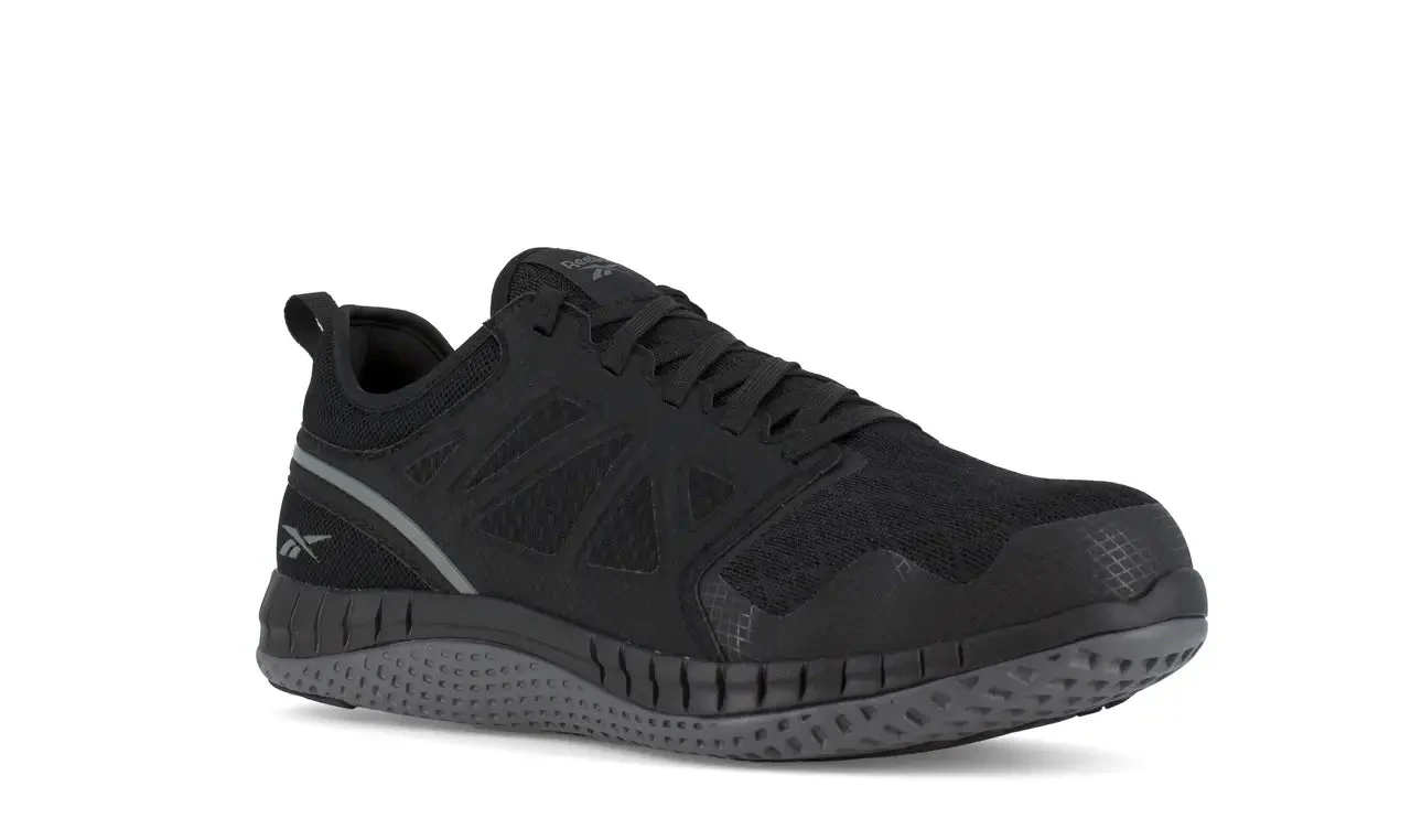 Women's Zprint Steel-Toe Athletic Work Shoe Black/Dark Gray - Image 2